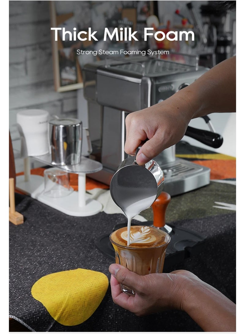 HiBREW 20Bar Semi Automatic Espresso Coffee Machine H10A Black - Image 4